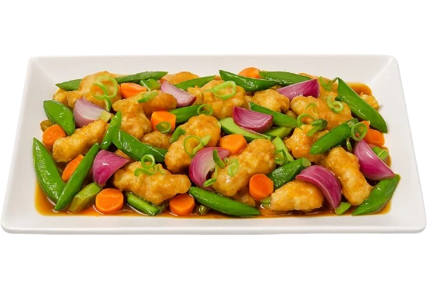 Sweet_and_Sour_pork_in_big_plate optimized